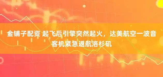 金铺子配资 起飞后引擎突然起火，达美航空一波音客机紧急返航洛杉矶