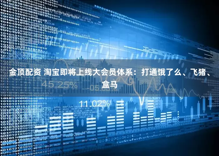 金顶配资 淘宝即将上线大会员体系：打通饿了么、飞猪、盒马