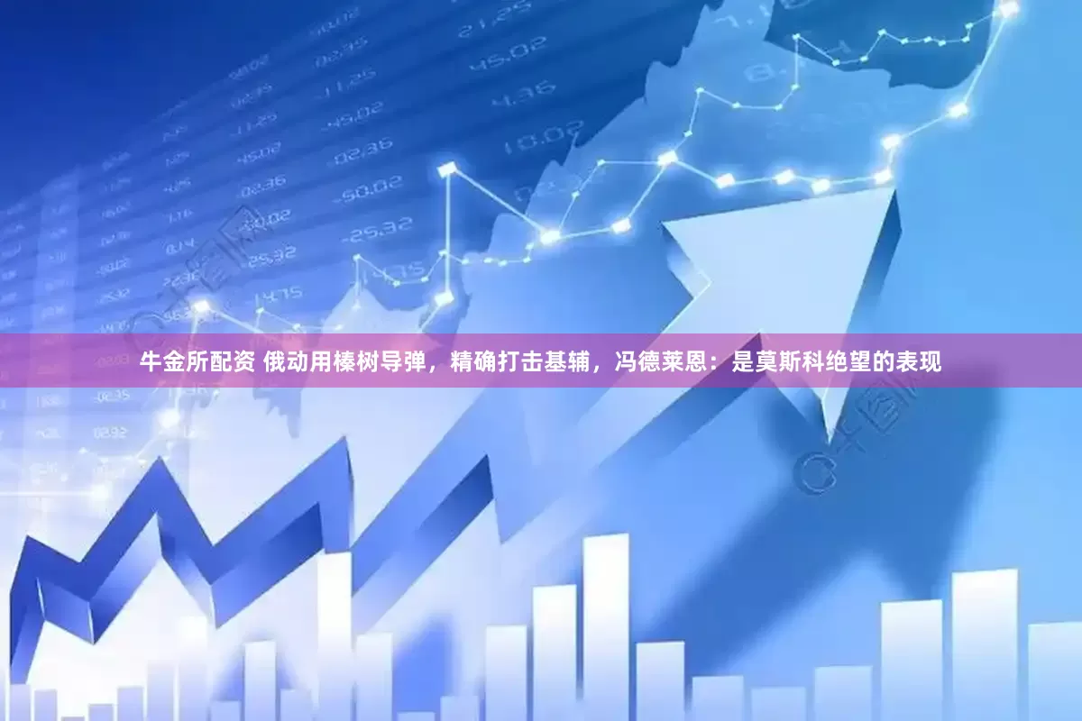 牛金所配资 俄动用榛树导弹，精确打击基辅，冯德莱恩：是莫斯科绝望的表现
